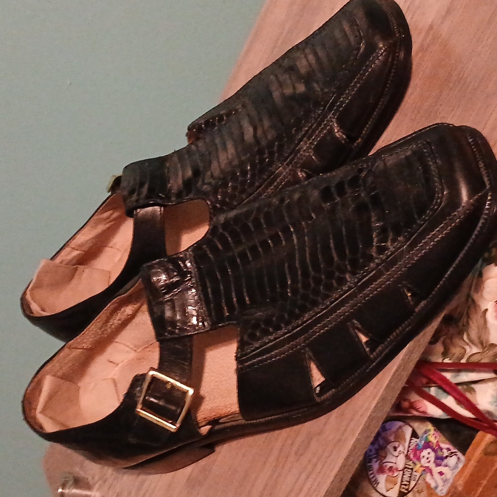 Giorgio Brutini Genuine Snake Skin MENS Sandals